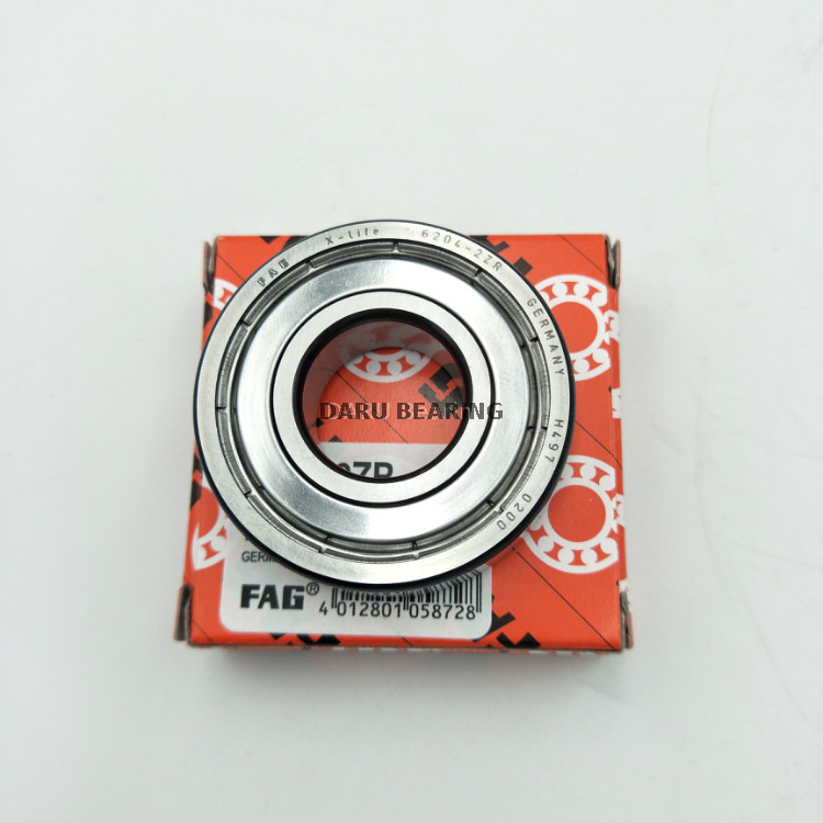 Original FAG 6204-2ZR Deep Groove Ball Bearing 6204-2RS