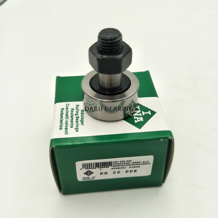 INA bearing KR 26 PPX Cam followers bearing KR26-X-B Flat Cam Follower-Slotted Head 26X36X12MM